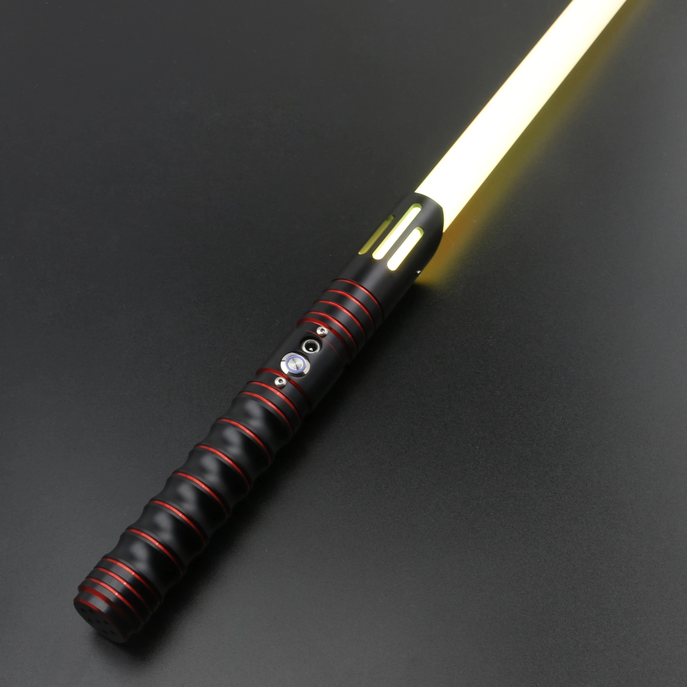 Металлический световой меч RGB лазерный Espada Saber De Luz Rave оружие 12 цветов Изменение 5