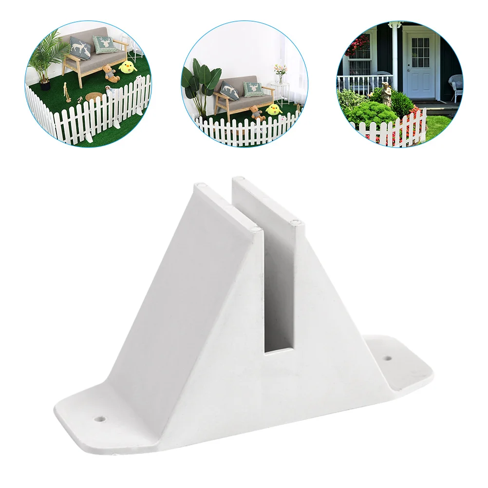 

Fence Base Support Garden Fences Holder Gate Stand Suppliesaccessoriestriangle Feet Kit Small Post Anchor Fen Clamp Freestanding