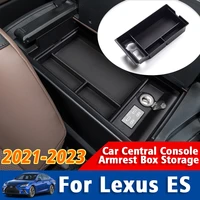 for lexus es xz10 es250 es300hes350 2021 2022 2023 armrest storage box interior oeganizer central console glove holder tray