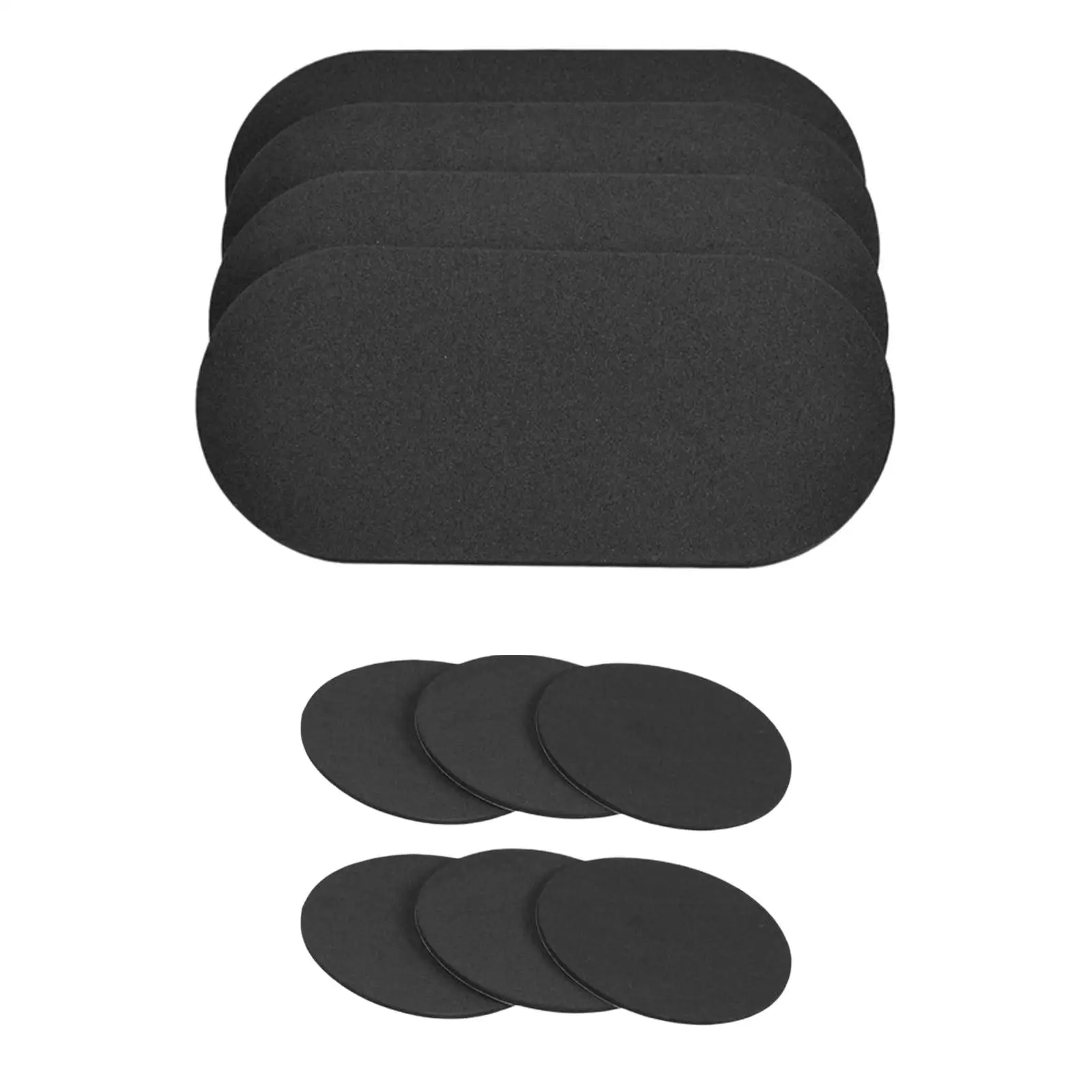 

10Pcs Bass Drum Patch Strong Adhesive Pads Practice Drum Pads for Accessories Beginner and Professional Musical Instrument Drum