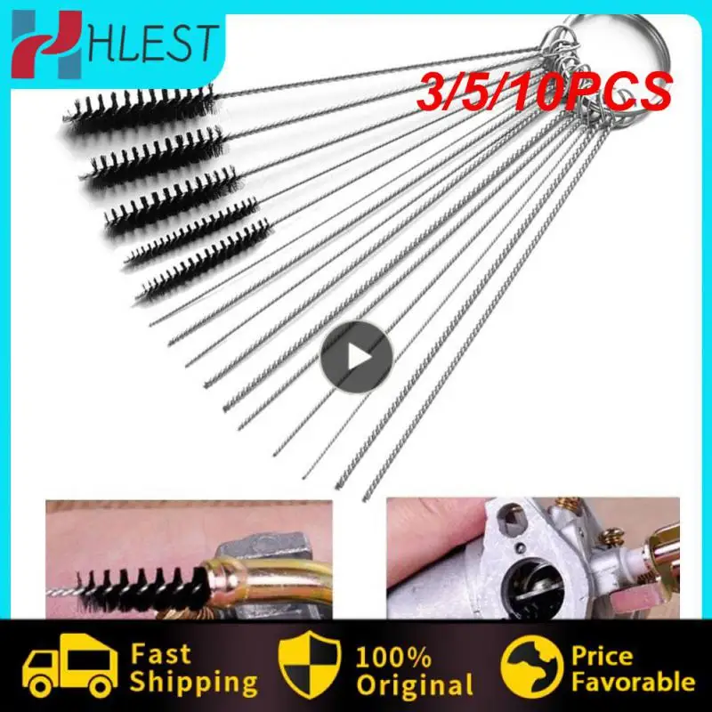 

3/5/10PCS Welder Carb Chainsaw Remove Cleaning Needles Brushes Multifunctional Carburetor Nozzles Portable Universal