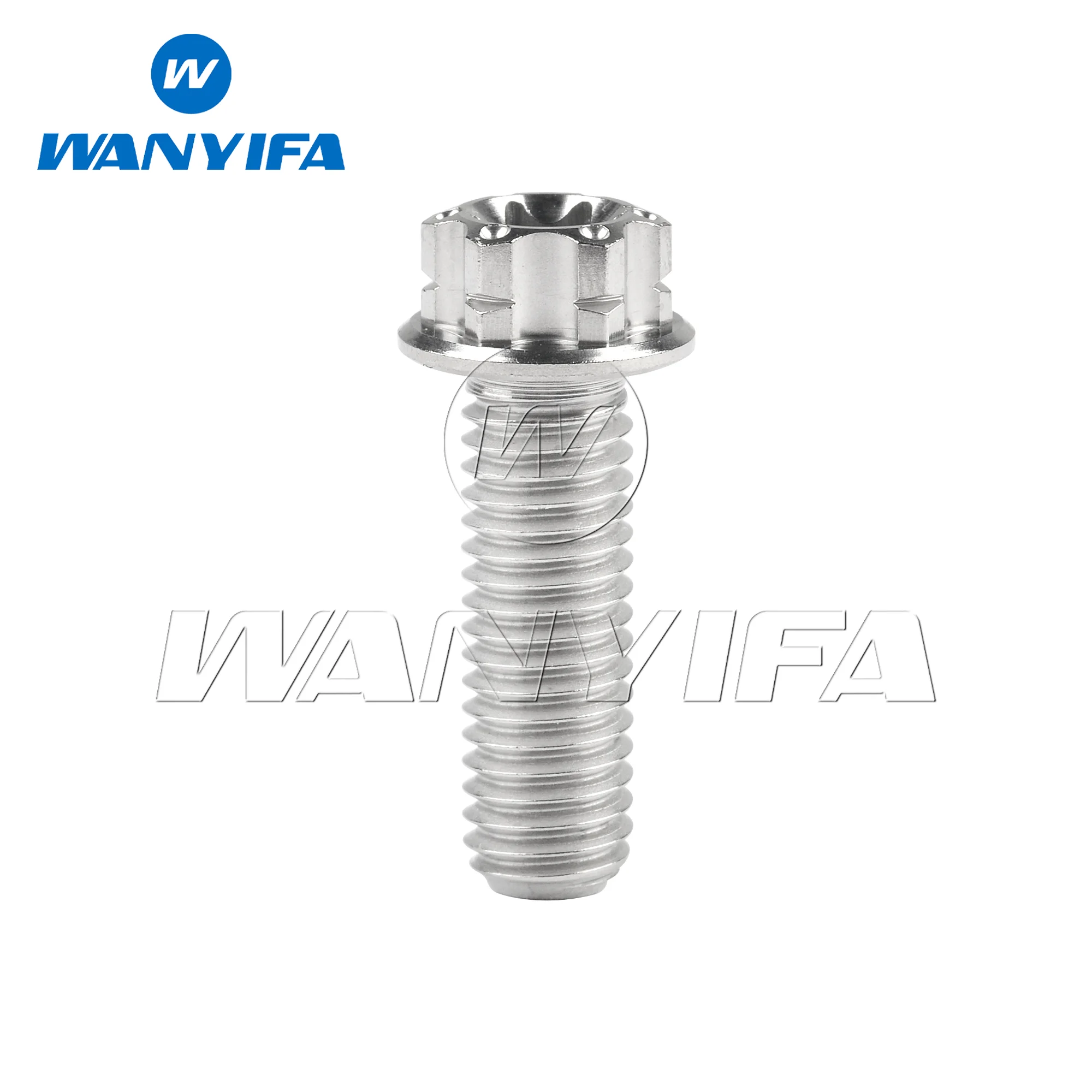 Титановый болт Wanyifa M8x20 25, 30, 35, 40, 45, 50 55 мм, фланцевая головка Torx для украшения модификации мотоцикла, 4 шт./10 шт.