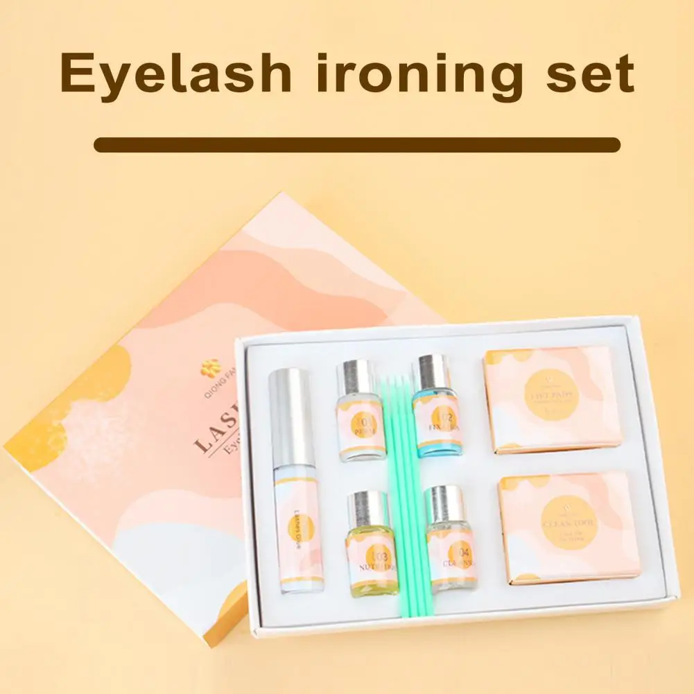 

Perm Eyelashes Professional Eyelash Perming Kit Long-lasting Curling Effect for Beginners Includes Lash Perming for Eyelashes