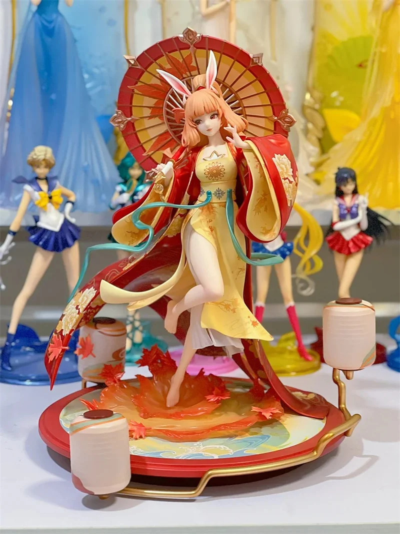 31 см 1/7 100% Оригинальная фигурка Honor Of Kings Gongsunli Jinghongwu Ver Аниме фигурки коллекционные