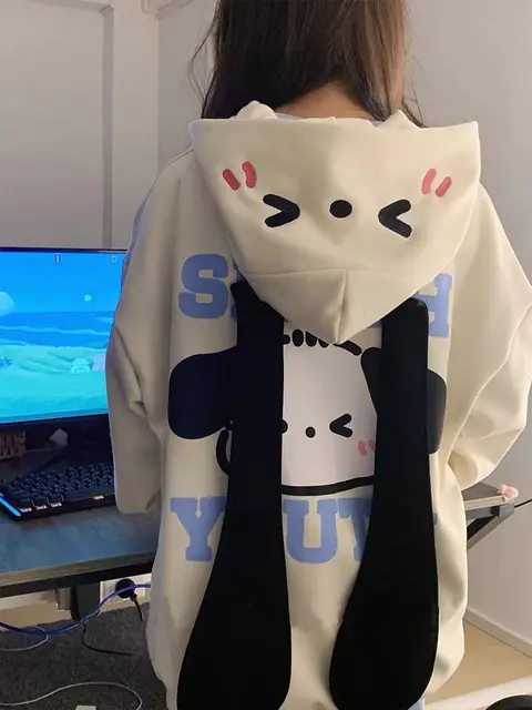 Japanese Snoopy Zip Hoodie