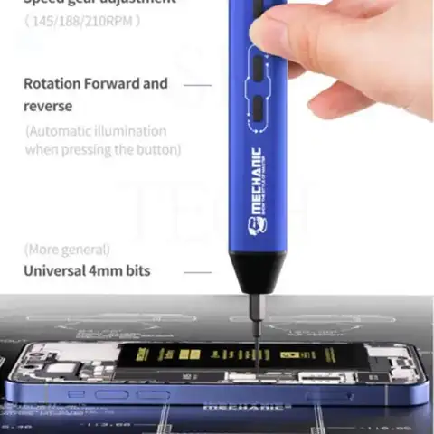Механическая электрическая отвертка ES240, набор 24в1 для iPhone, мобильного телефона, камеры, часов, хост-ремонт, набор инструментов для разборки