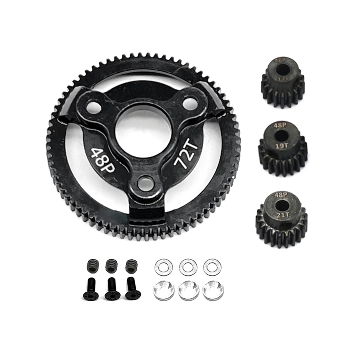 

For 1/10 2WD -58064-2 To Climbing Car Special Rigid Teeth, 72T+19T+20T+21T Kit