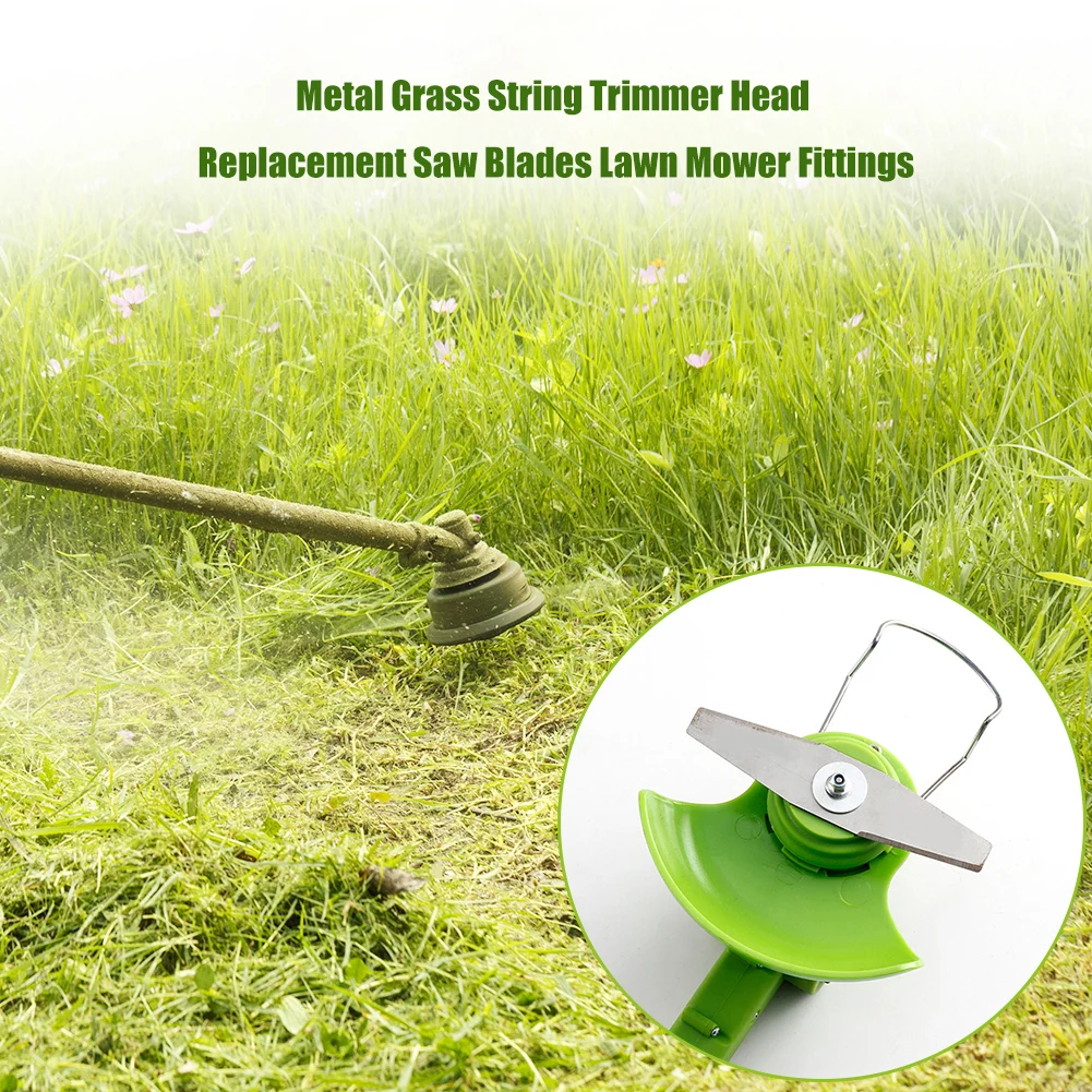 

1-10pcs Metal Grass String Trimmer Head Blade Replacement Saw Blades Lawn Mower Fittings Accessories for Garden Tool Parts