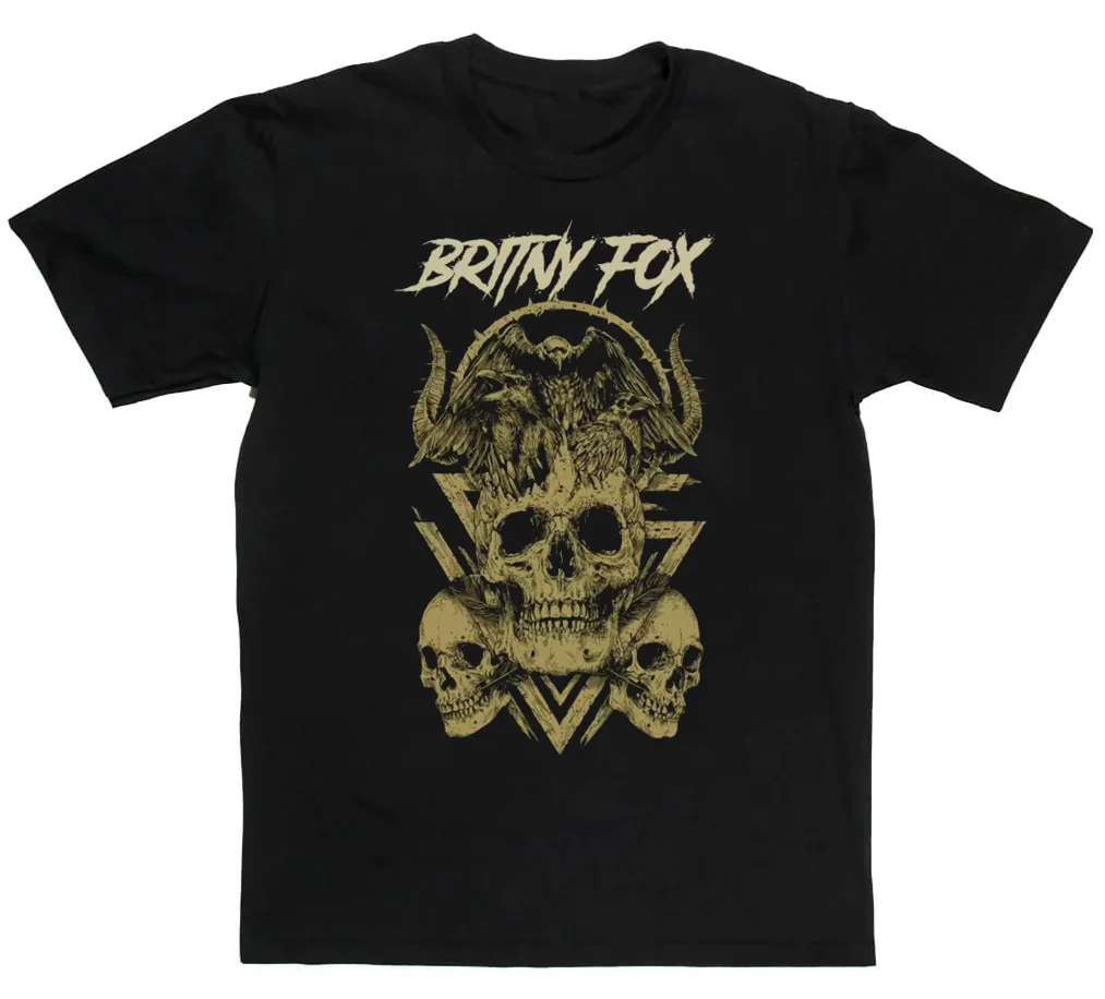 Футболка BRITNY FOX BAND черная S 234XL NG2109