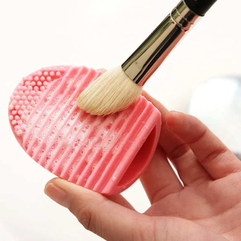 

1pcs Silicone Egg Brush Cleaning Brushegg Cleanser Cleaner Foundation Powder Washing Tool for Cosmetic Makeup Brushes