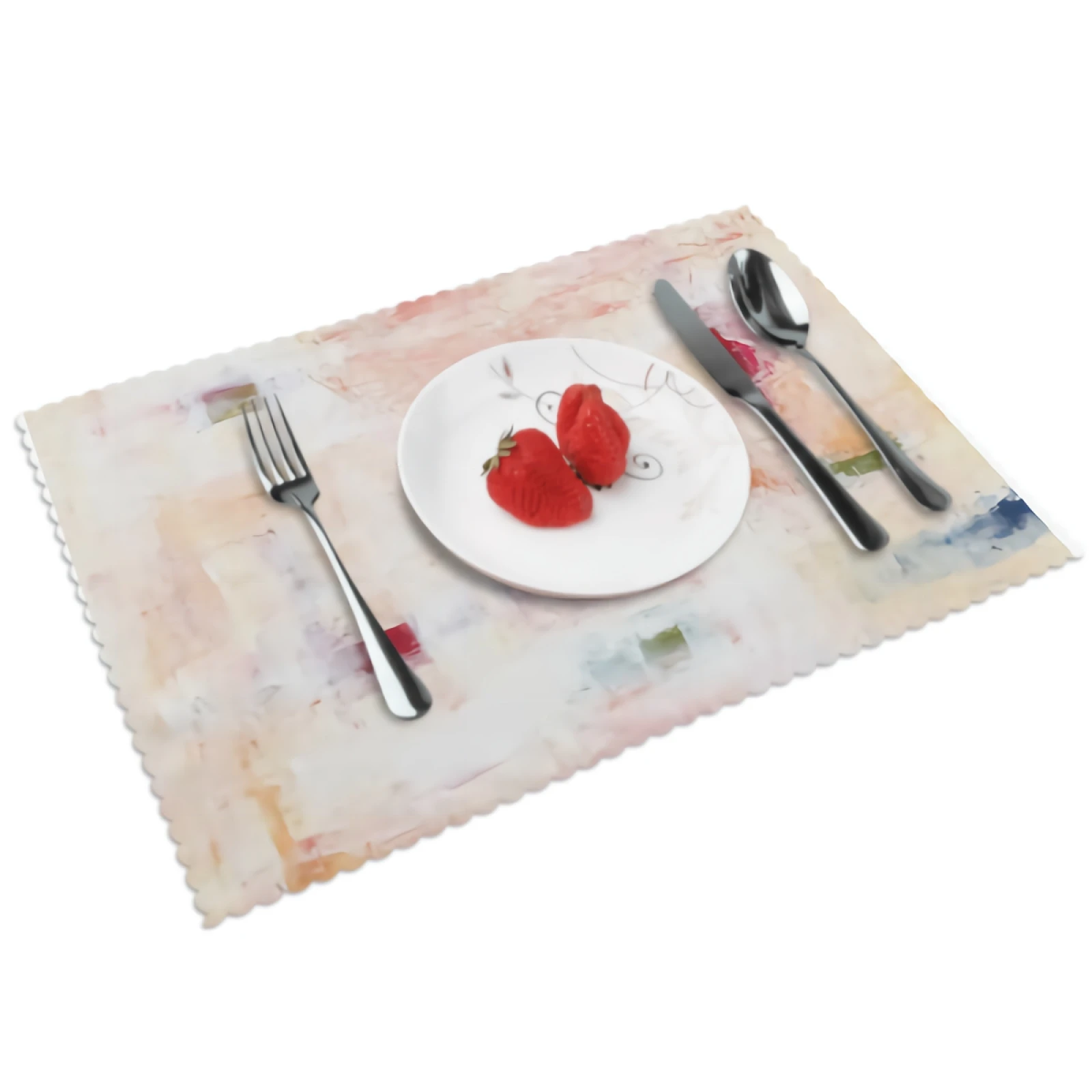 

Abstract Painting Placemats for Dining Table 12 x 18 inches Heat Resistant Table Placemats Set of 4 for Kitchen Dining Table