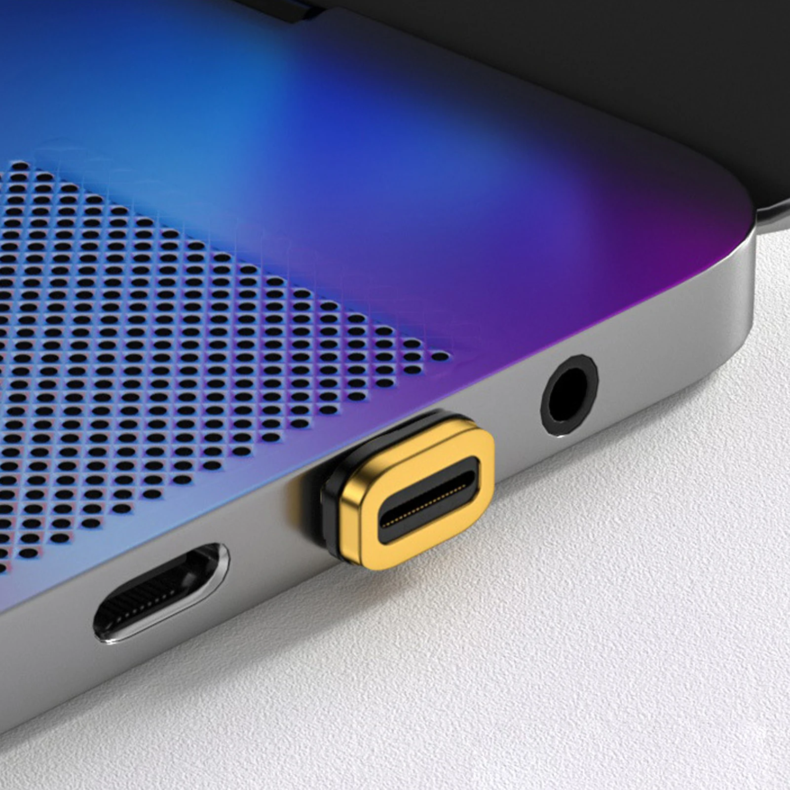 Переходник с Type C на удлинитель магнитным углом 90 градусов 24 контакта USB быстрая