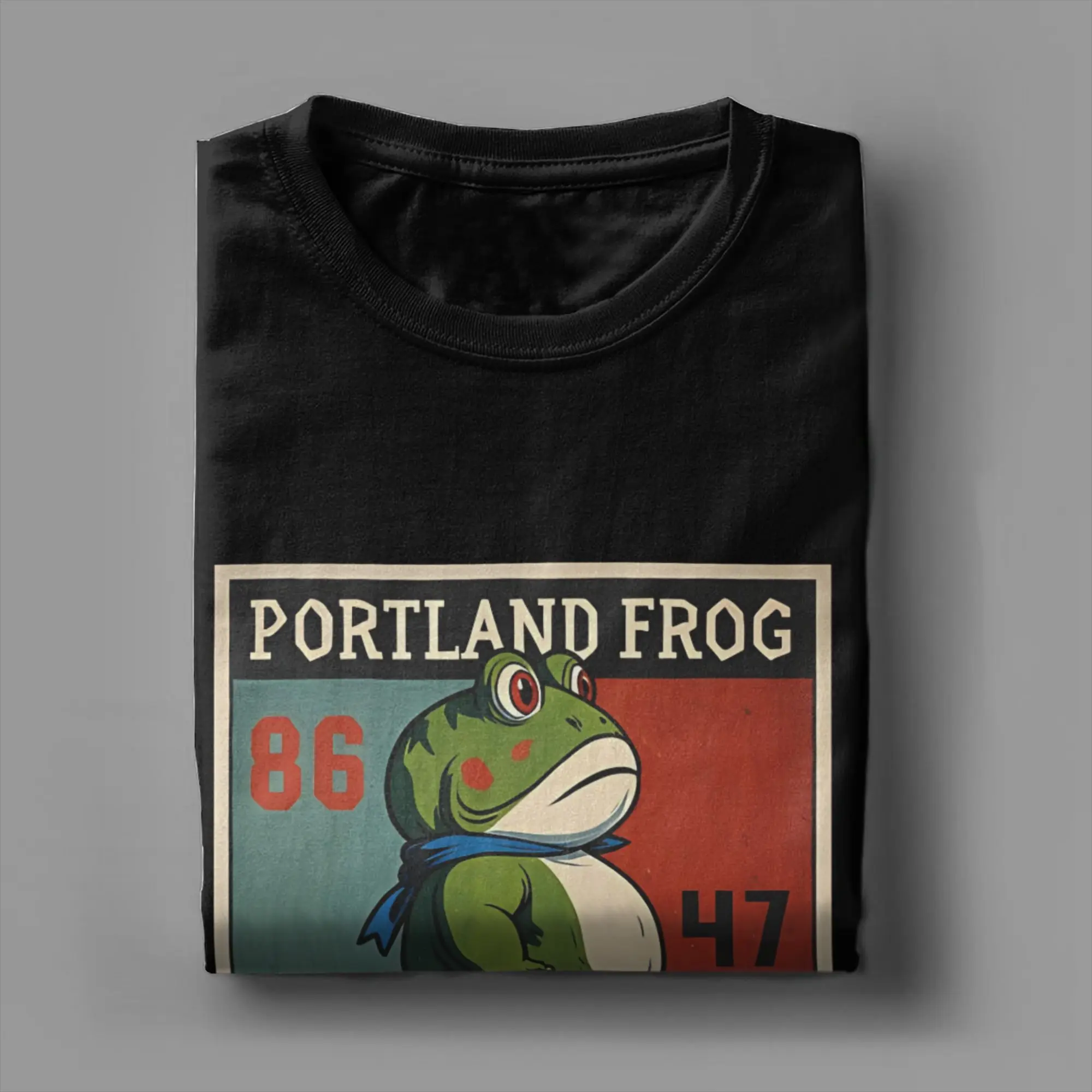 Фото Мужские футболки Resist Frogs Portland Frog Stand Strong No Kings in America с 1776 Хлопковая футболка Футболки с короткими рукавами №4