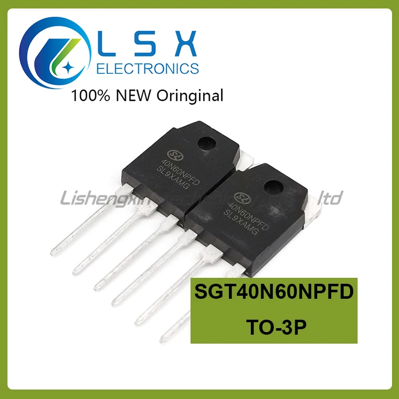 

New/5pcs 40N60NPFD SGT40N60NPFD TO-3P IGBT 40A 600V SGT40N60NPFD Imported Original In Stock Fast Shipping Quality guarantee