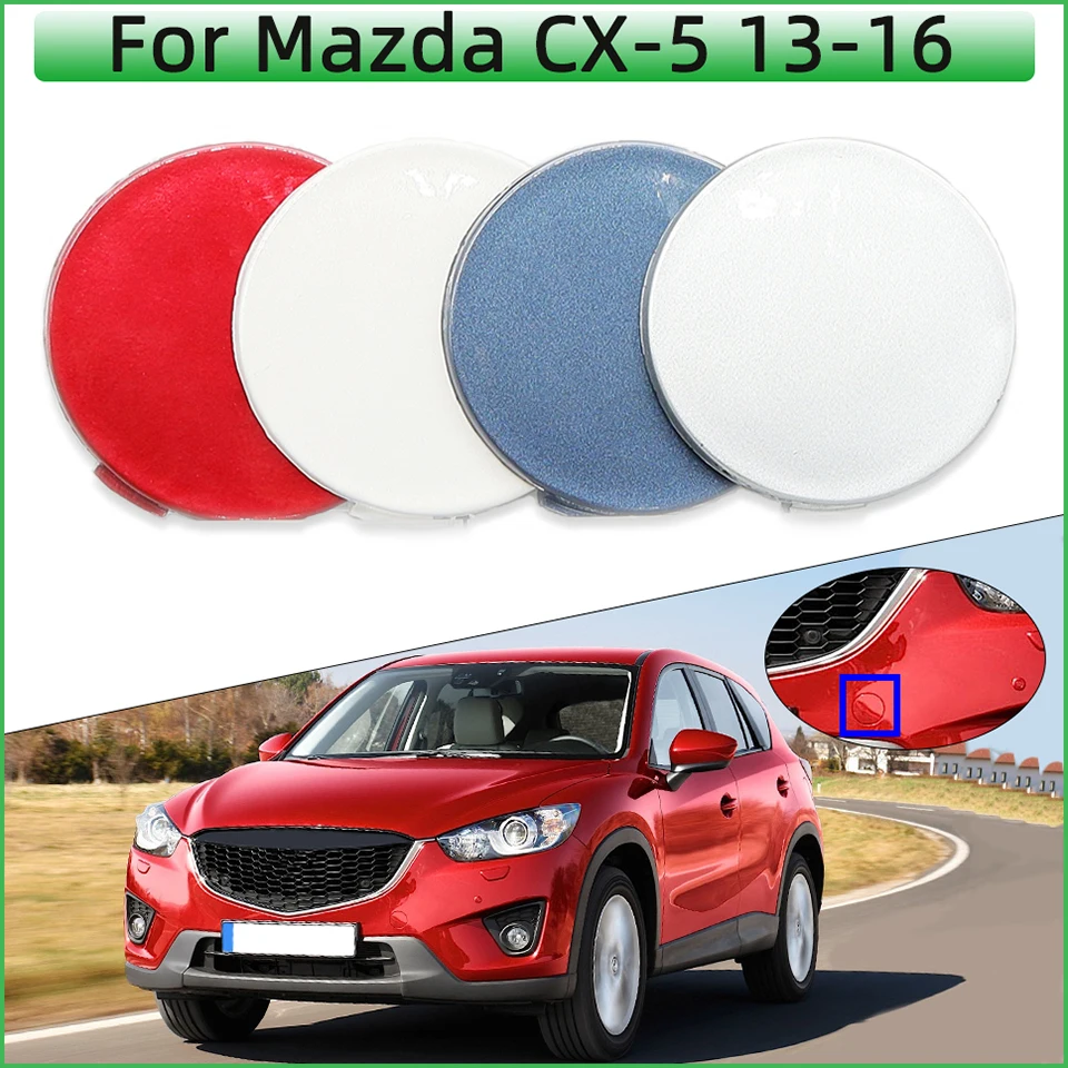 

Auto Front Bumper Tow Hook Cover Cap For Mazda CX-5 CX5 KE 2013 2014 2015 2016 Hauling Towing Hook Trailer Eye Lid Garnish Trim