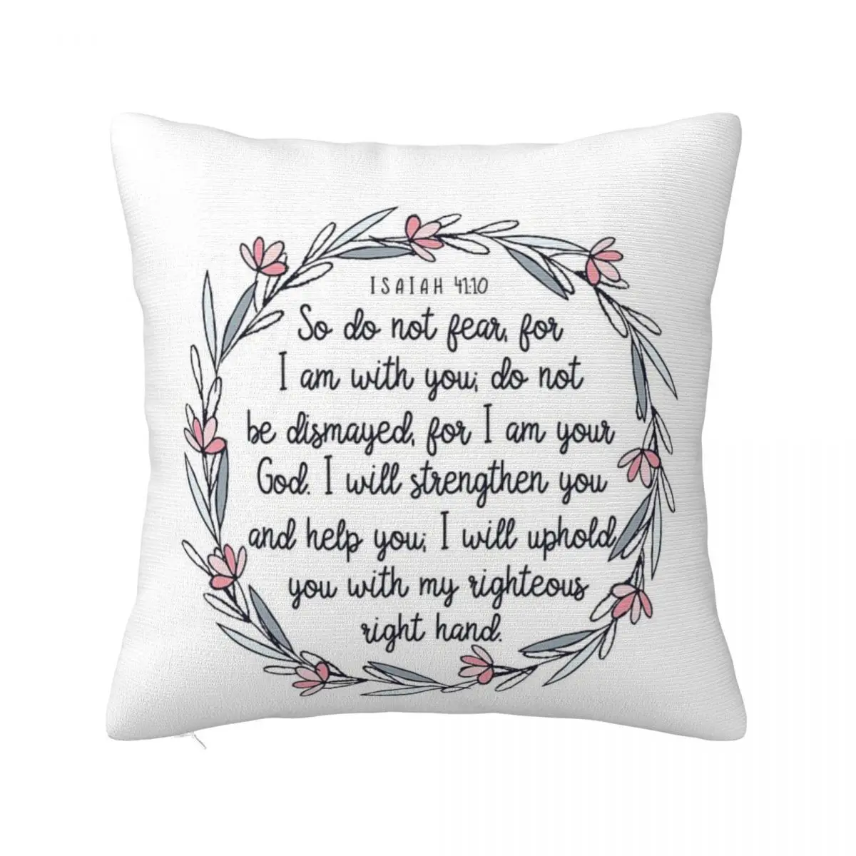 Христианская Цитата Исая 4110 декоративные подушки аниме подушка для тела