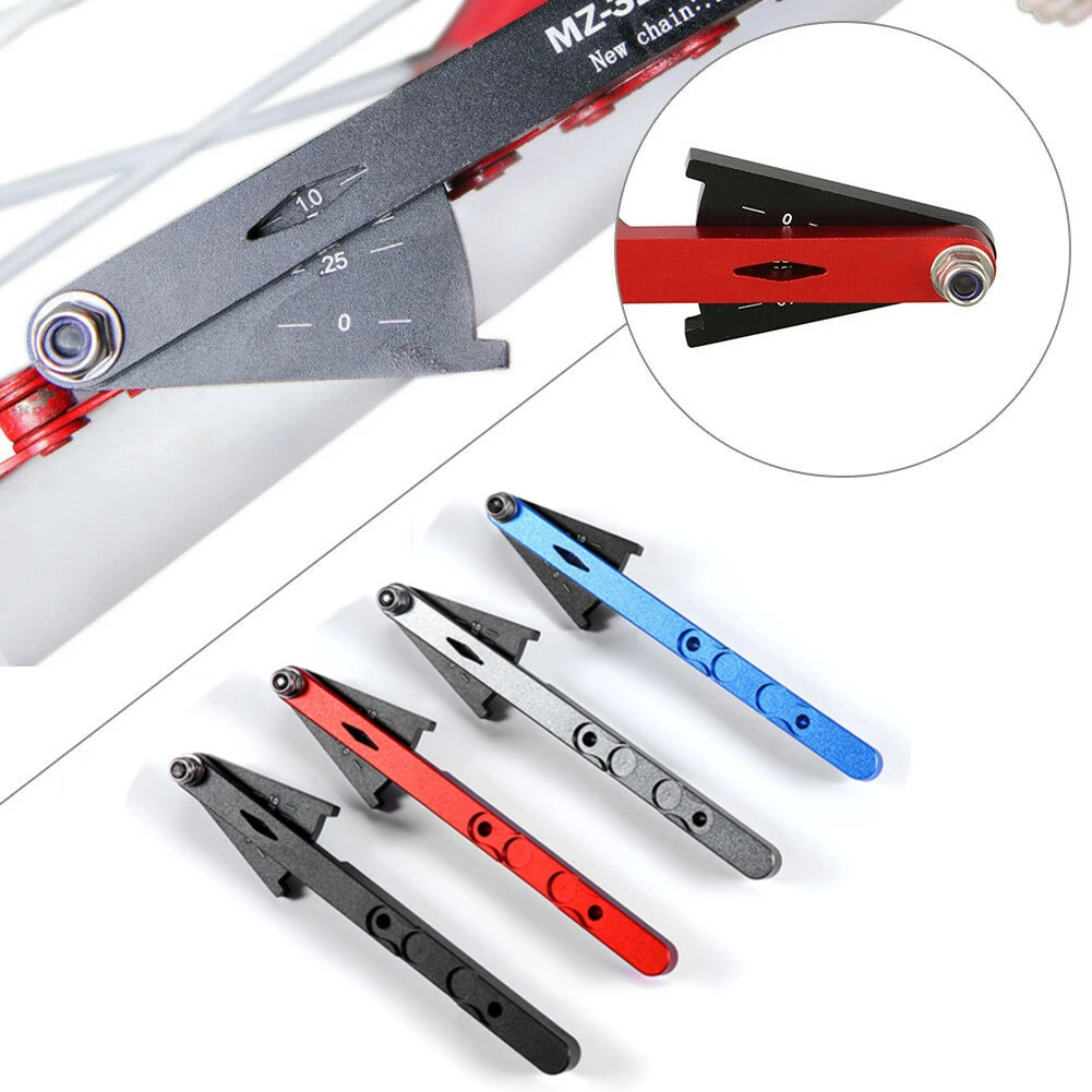

Bike Bicycle Chain Checkers Wear Indicator Measure Kit Tools Gauge Repair Bicycle Chain Checker Aluminum Alloy Bike Repair Tool