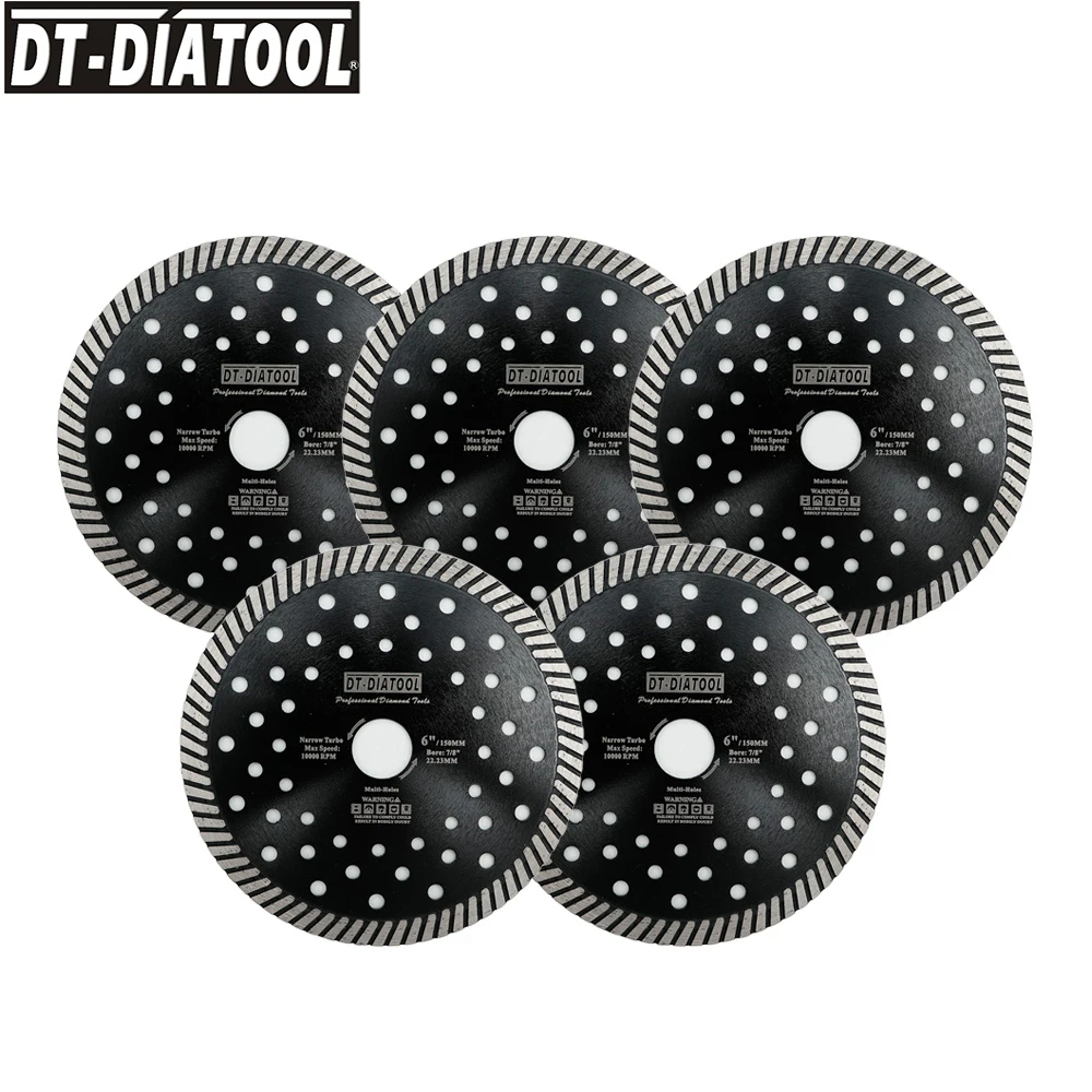 DT-DIATOOL Cutting Discs Segment Height DT-DIATOOL 5pcs 6