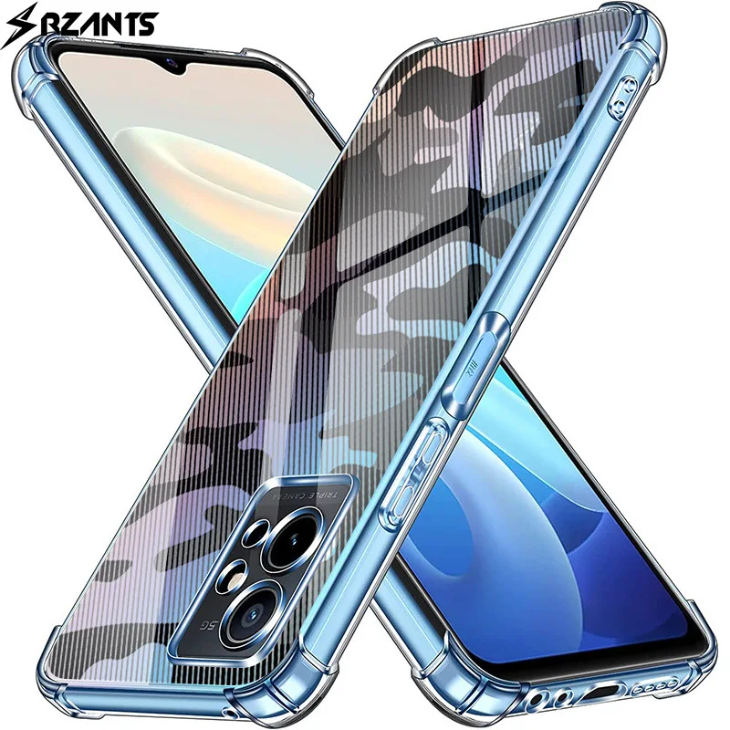 

Case For VIVO Y55 5G Mobile Phone Case Translucent Four Corners Anti-fall