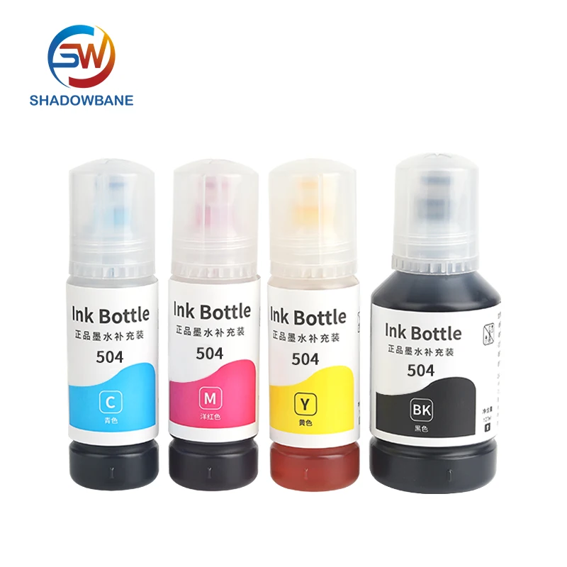 

Refill Ink Kits EcoTank for Epson Printer Ink L4150/4160/L6161/L6171/L6191 Dye Ink Bottle