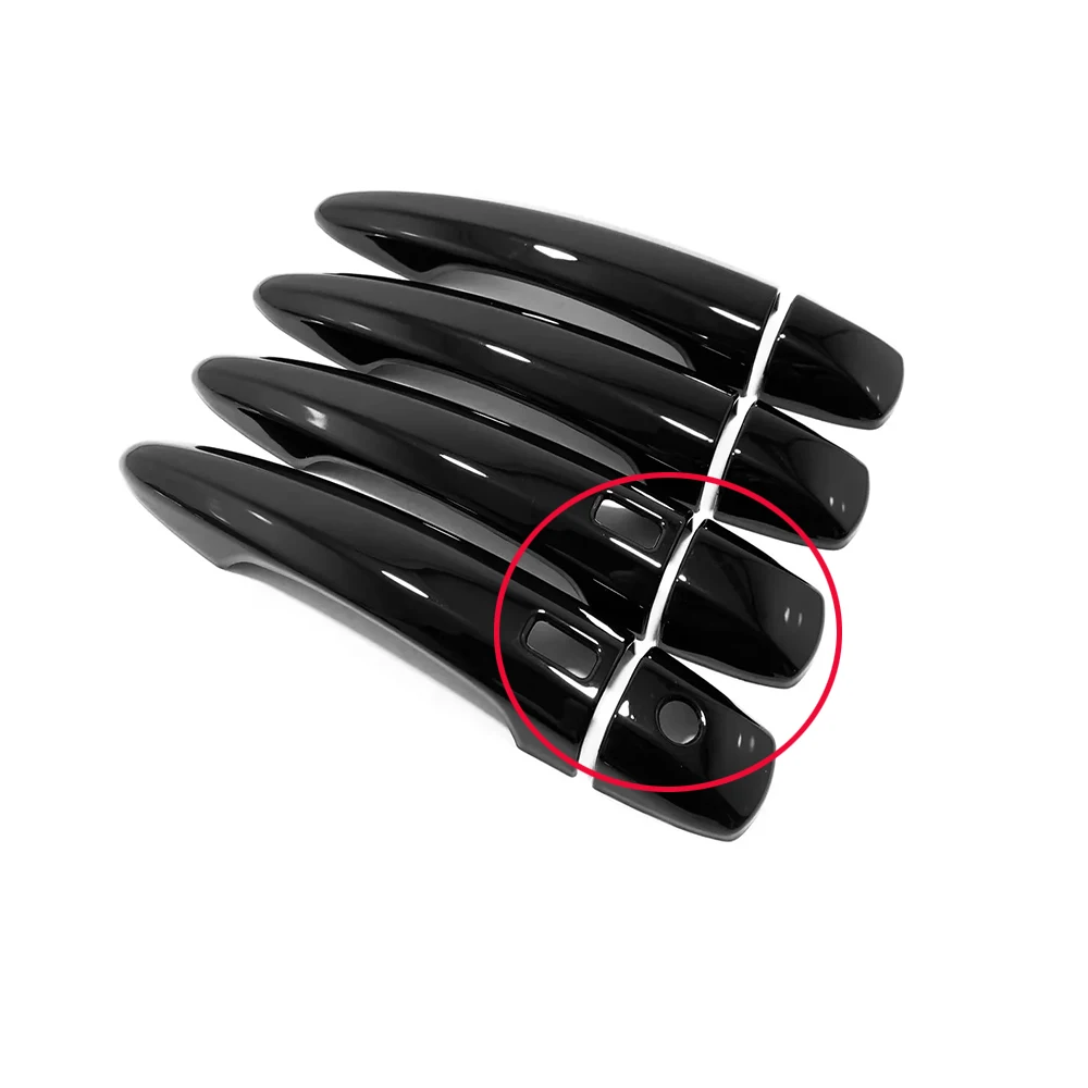 

Для Nissan Qashqai J12 2021 2022 ABS черные чехлы на дверные ручки автомобиля отделка стикер протектор автомобильные аксессуары Стайлинг