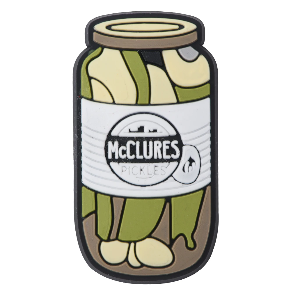 Консервированные подвески для обуви с огурцом взрослых Мультяшные