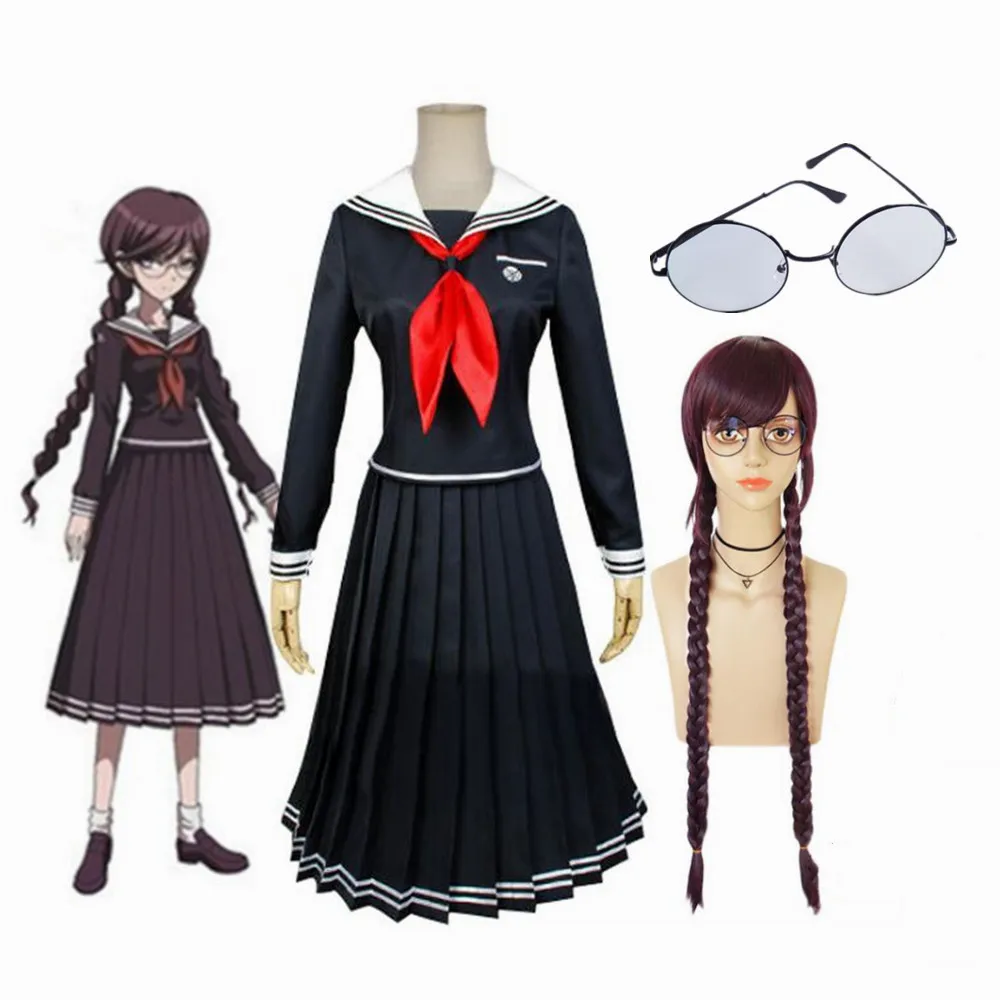 Anime Danganronpa Toko Fukawa School Clothes Woman Dresses Cosplay Costumes