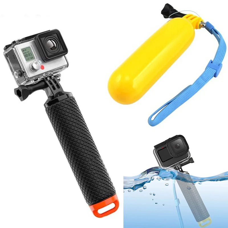 

Water Floating Hand Grip for Gopro Hero 11 10 9 8 7 Waterproof Handle Mount for DJI Osmo Action 3 Insta360 X3 Camera Accessory