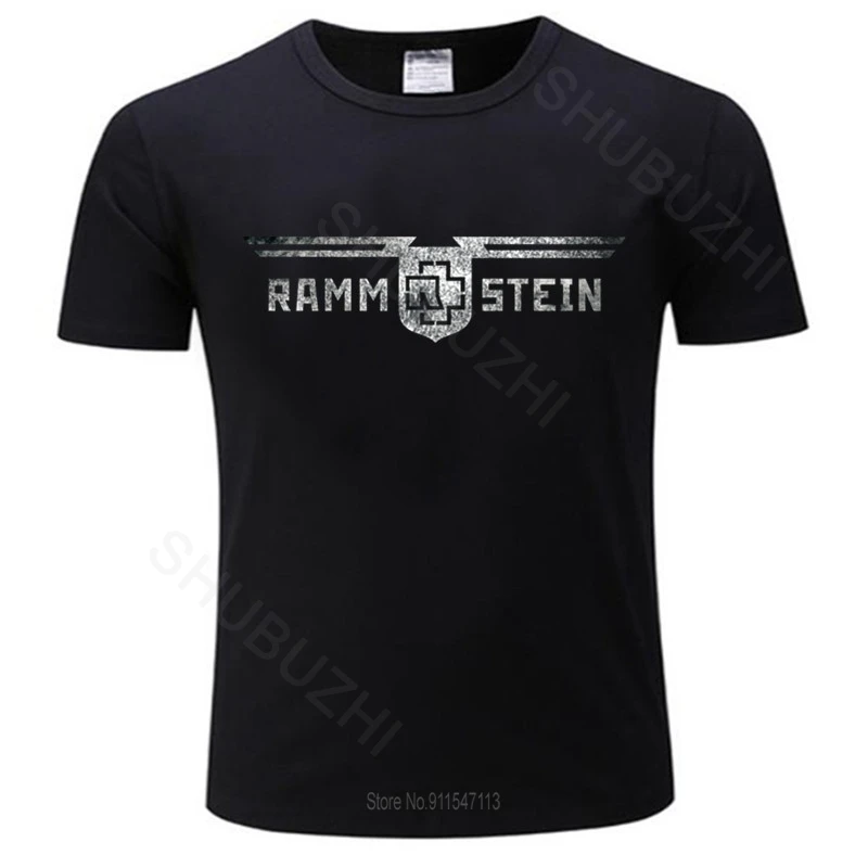 

black men tshirt RAMSTEIN Germany Metal Band New T-Shirt cotton t shirt men summer shubuzhi brand teeshirt plus size