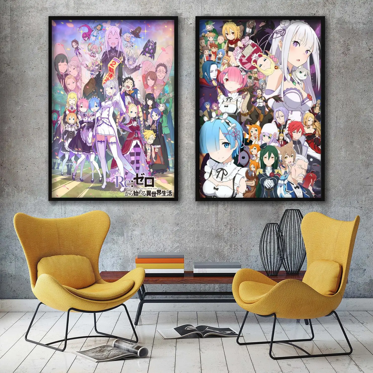 

rezero kara cartoon Decorative Painting Canvas 24x36 Poster Wall Art Living Room Posters Bedroom Painting