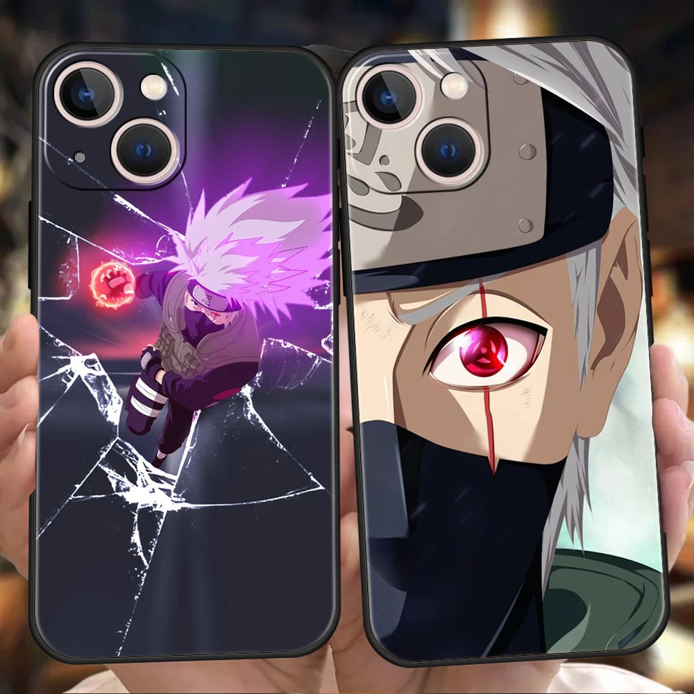 

Kakashi Anime Luxury Phone Case Cover For iPhone 13 12 11 Pro Max 8 7 Plus X XR XS Max SE 2020 Mini Shockproof Soft Shell Fundas