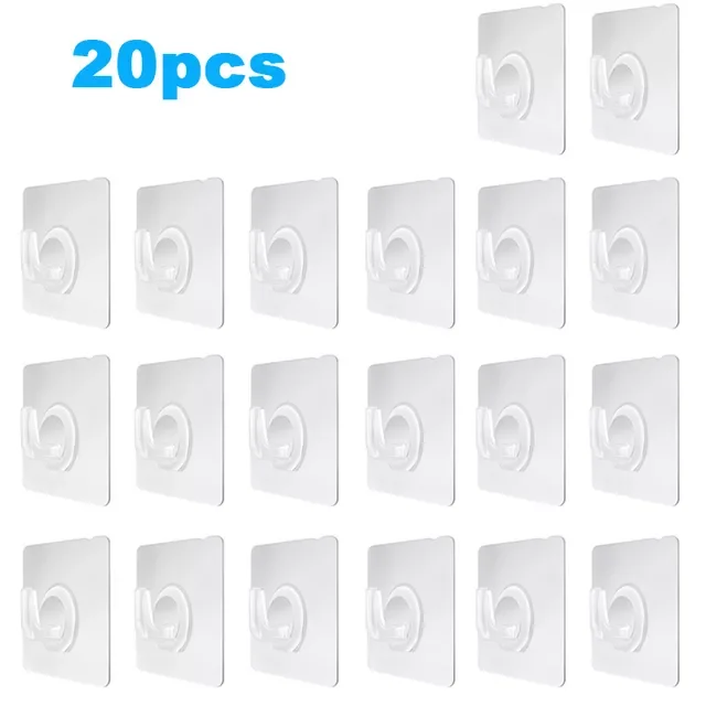 

2023NEW Wall Hooks Hangers Self Adhesive Door Wall Hangers Hooks Suction Heavy Load Rack for Kitchen Bathroom Accessories