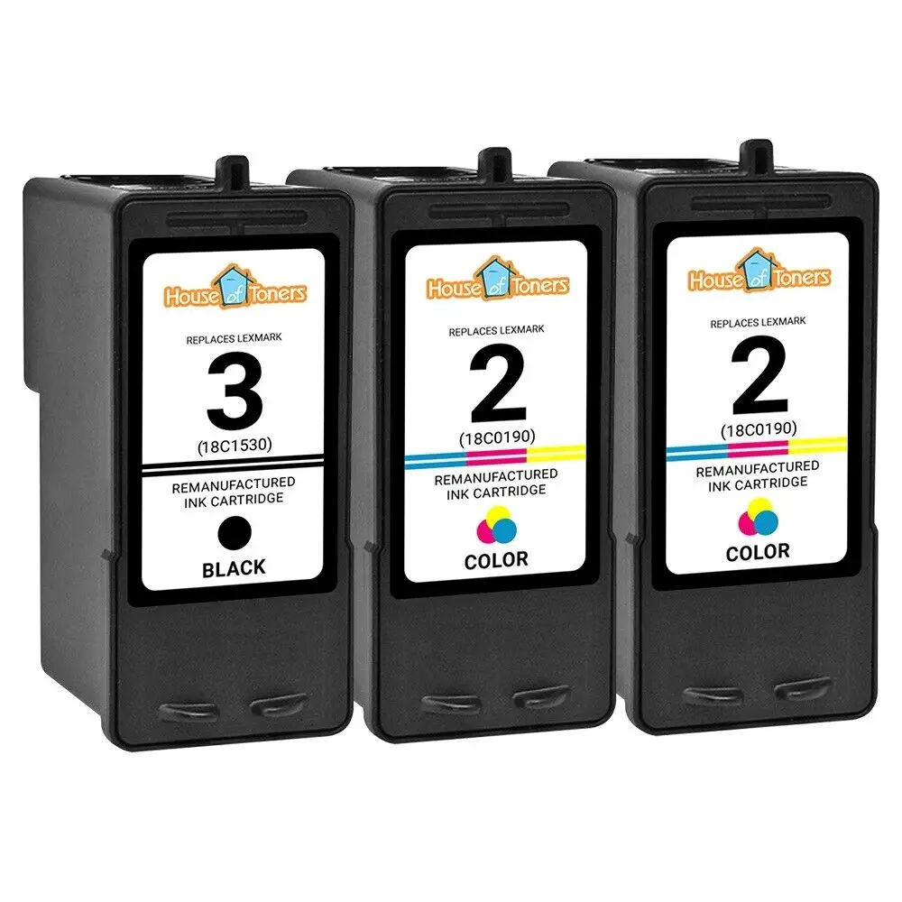 3-PK черный/Φ картридж № 2 3 для LEXMARK X3480 X3580 X4580 3-PK черный/Φ картридж № 2 3 для LEXMARK X3480 X3580 X4580