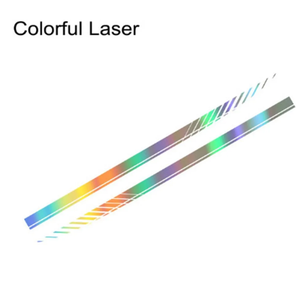 

2 Pcs Car Stickers Hood Side Door Fender Racing Plaid Decal PVC Stripes Stickers Decoration Universal Exterior Accessories