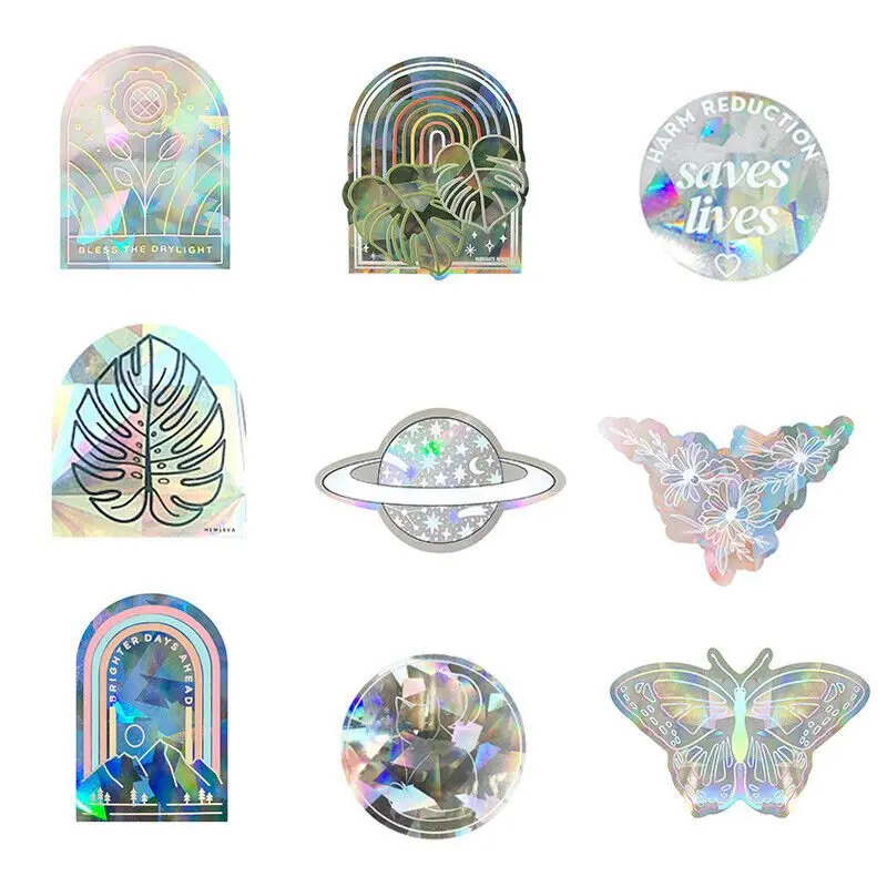 

Bedroom Sticker Sun Catcher Butterfly Wall Stickers Rainbow Star Window Film