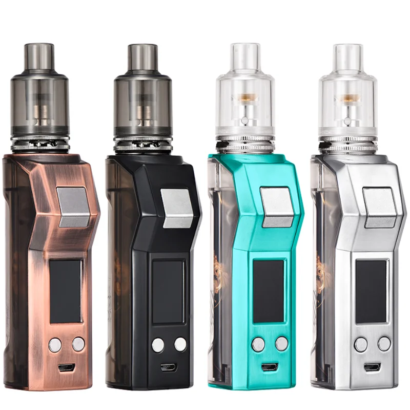 

120W Box Mod Vapes Kit Electronic Cigarette 1800mah Battery 30W/60W/100W Power Adjust with 2.5ml Tank Vapor Vaporizer Vape