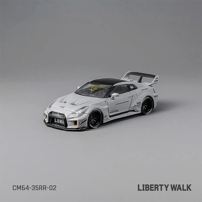 Литой под давлением масштаб 1:64 Nissan Lbwk Gtr R35 RR имитация сплава статическая модель