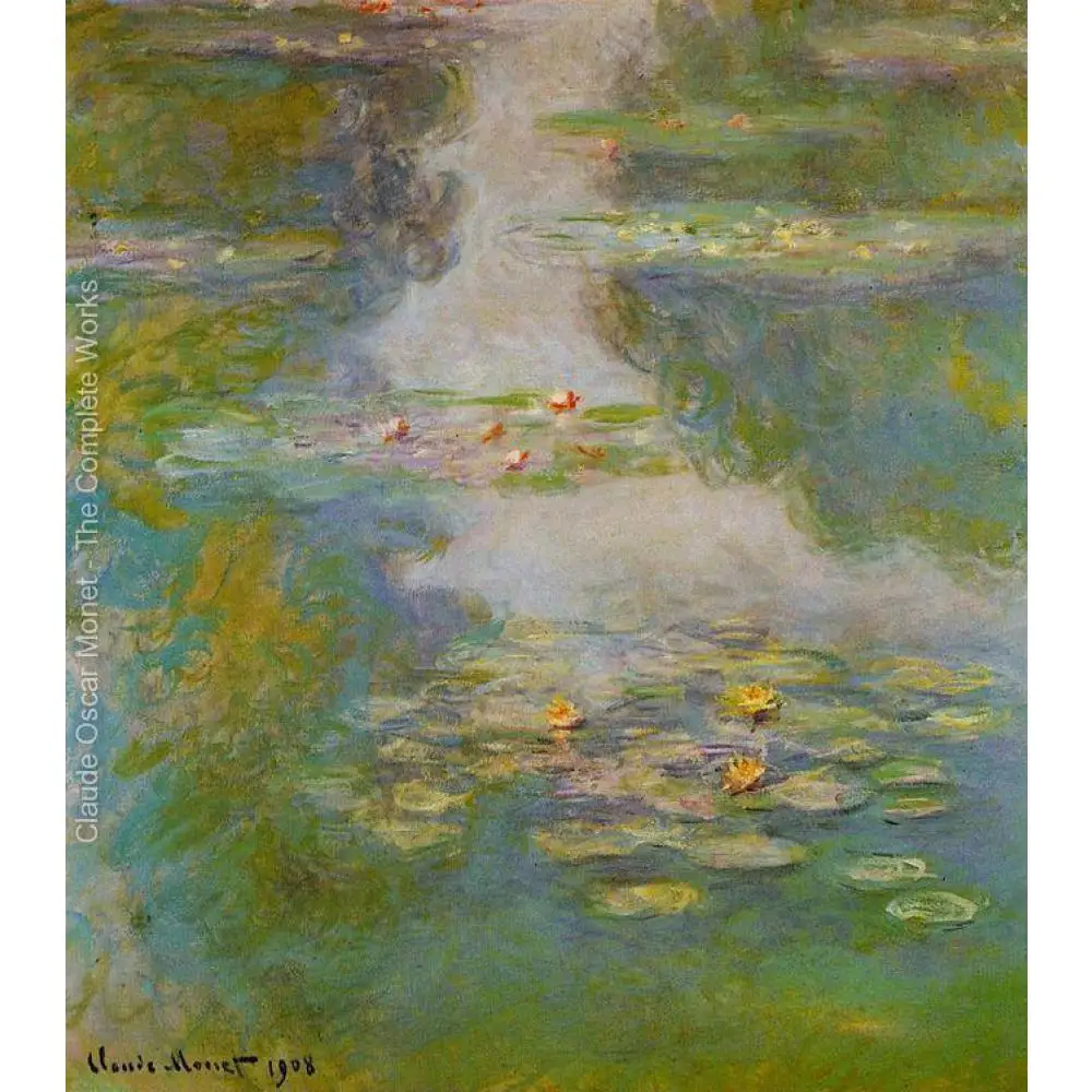 

Hand Painted Oil paintings Claude Monet Canvas art Water-Lilies High quality home decor