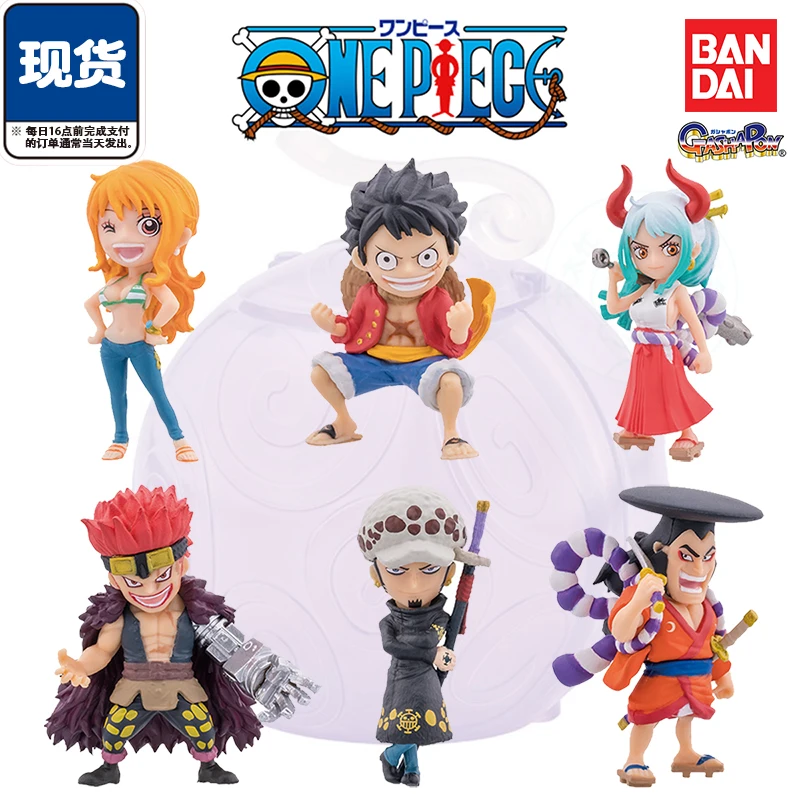 

Bandai ONE Piece version Devil Fruit Monkey D. Фигурка Luffy Gashapon, Сборная модель, детский подарок, аниме