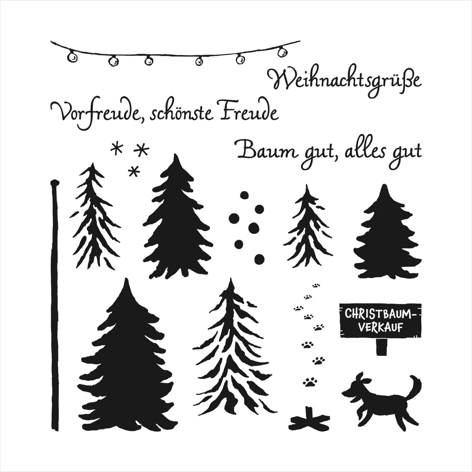 Новые счастливые Рождественские елки распродажа металлические Вырубные штампы