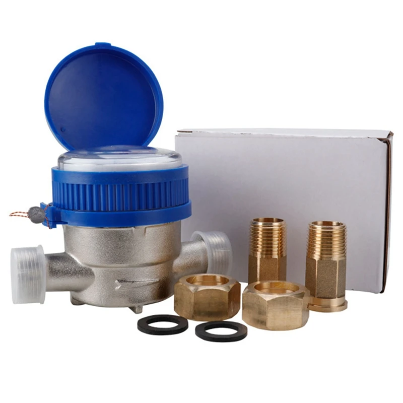 

GTBL Умный домашний Механический Поворотный измеритель холодной воды с высокой яркостью цифровой дисплей комбинированный счетчик воды