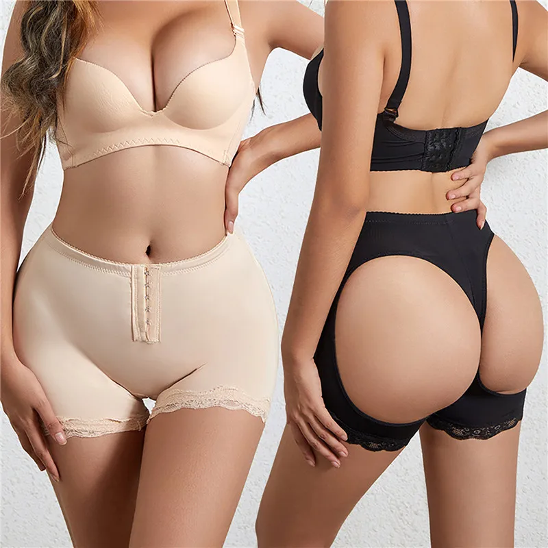 

Butt Lift Body Shaper Shorts Lace Butt Lifter With Tummy Control Female Booty Lifter Panties Sexy Women Shape Wear Underwear
