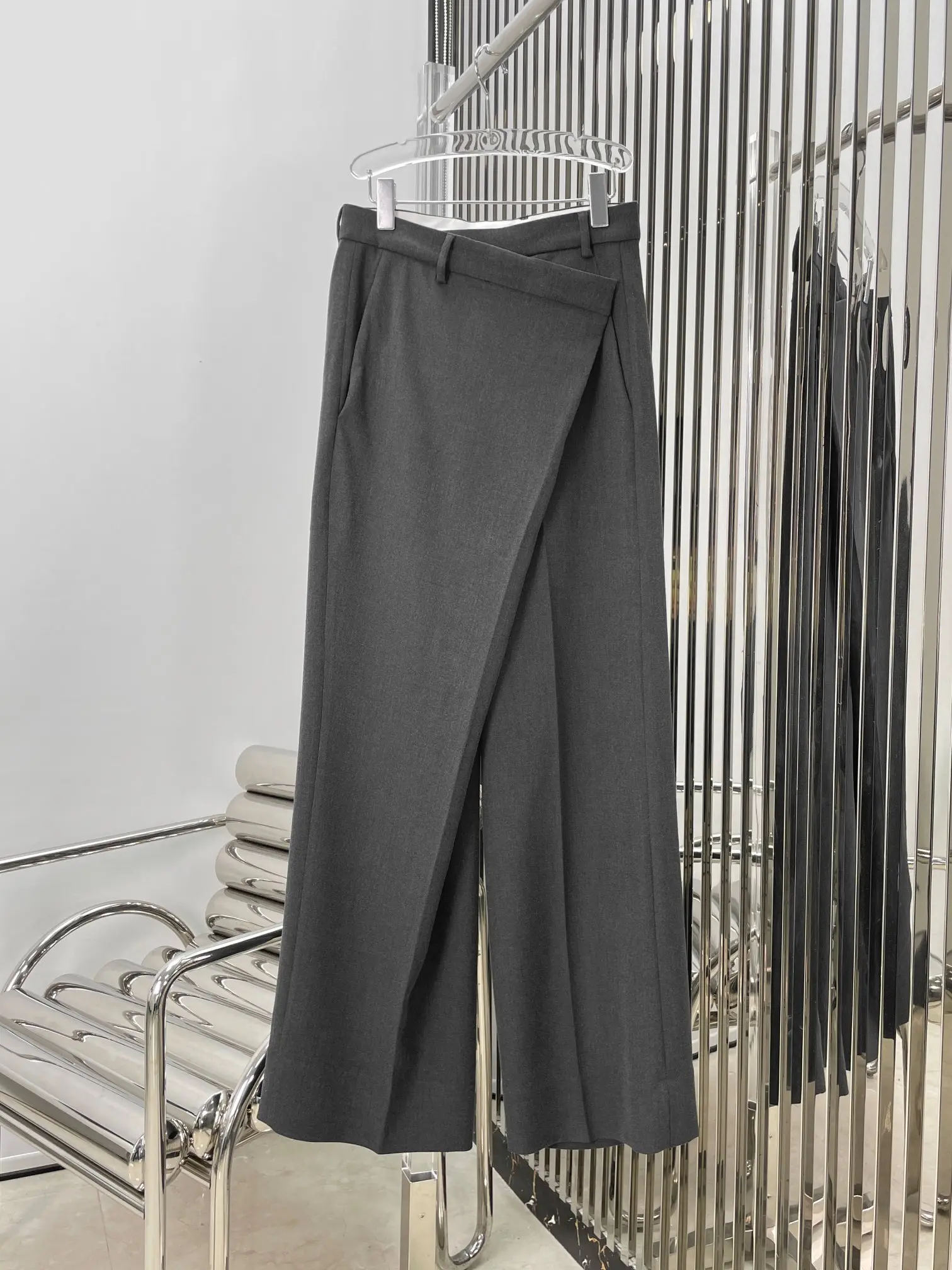 

Модель 2023 года, женская одежда, облегающее платье неправильной формы, брюки, Осень-зима, новинка 13