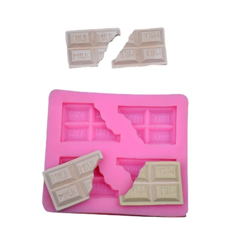

Milk Letter Chocolate Candles Resin Clay Butter Cookie DIY Fondant Baking Cake Decorating Tools Silicone Mold