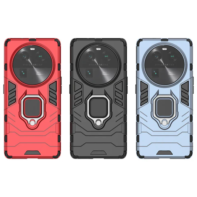 Чехол для OPPO Find X6 Pro X3 X5 противоударный силиконовый бронированный ПК Мягкий ТПУ