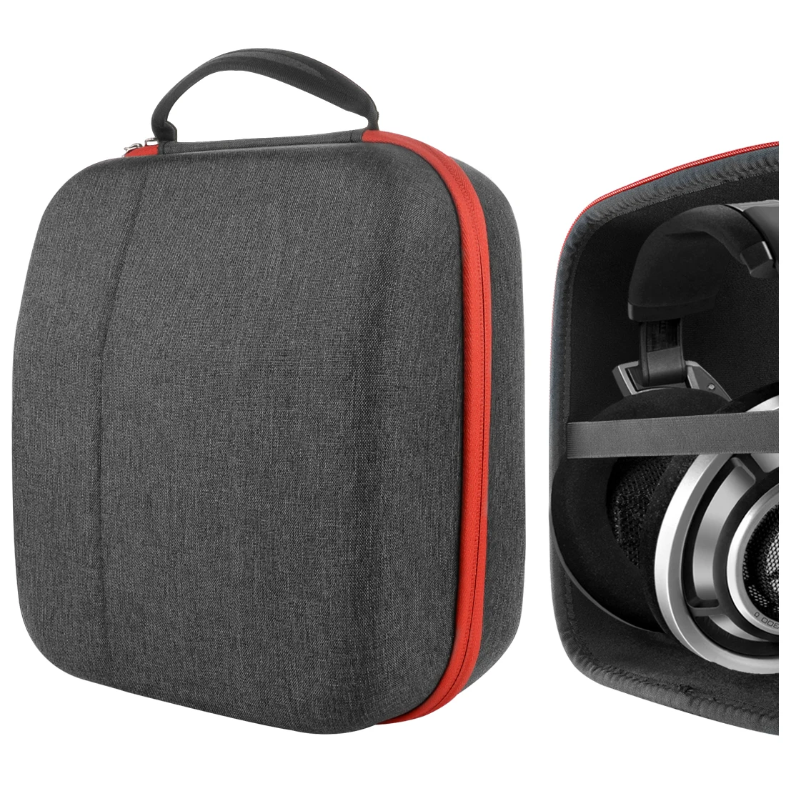 

Geekria Headphones Case Pouch for Large Sized For Beyerdynamic DT1990Pro Hard Portable Earphone Cable Storage Cover Headset Box