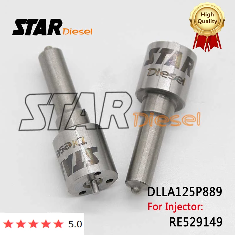 Форсунка топливного инжектора 095000-6480 RE529149 DLLA125P889 DLLA 125 P 889 для двигателя John Deer типа