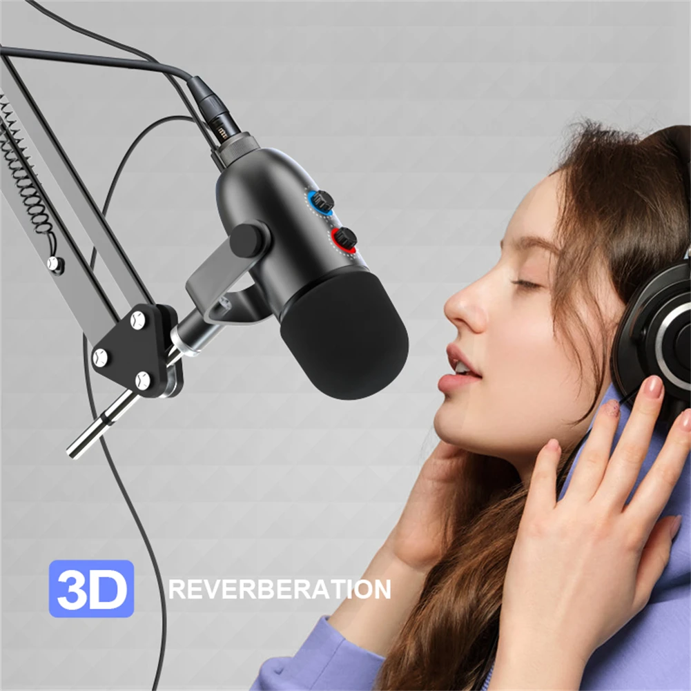 

USB Type-C Condenser Microphone Professionsal Desktop Cardioid Recording Microphone For PC Smart Phone Video Vlog Livestream Mic