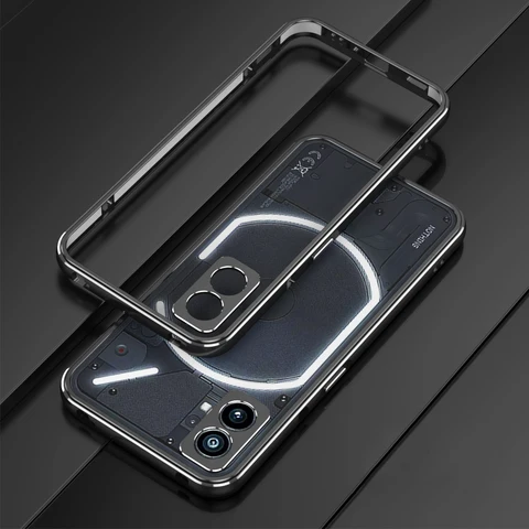 Роскошный двухслойный Цветной алюминиевый бампер в стиле пэчворк для OnePlus Nada Phone 2 1 металлическая защита для камеры 2022 Новая рамка чехол