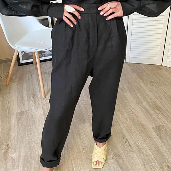 Female Batwing Longs Sleeve Blazers Womens Clothing Jackets Blue Coats Autumn Fashion Oversize Chic Cotton Linen Breasted Jacket